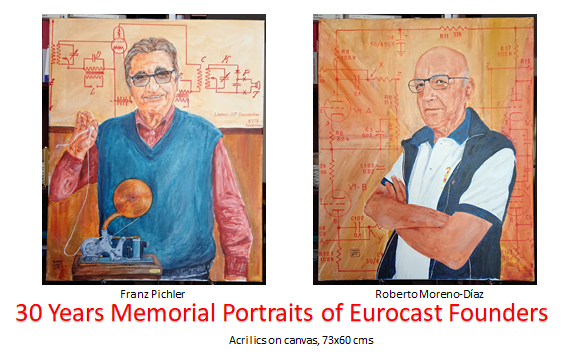 Portraits of Eurocast Founders Titles